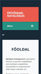 Mobile Screenshot of epitoipari-katalogus.hu
